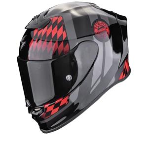 Scorpion EXO-R1 Evo Air FC Bayern Schwarz Rot Integralhelm Größe