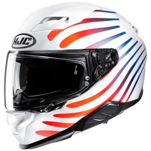 HJC F71 Zen White Blue Full Face Helmet Größe