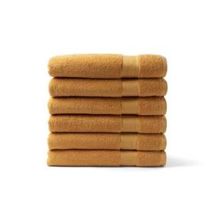 DoubleDry Handdoek Hotel Collectie - 6 stuks - 70x140 - oker geel