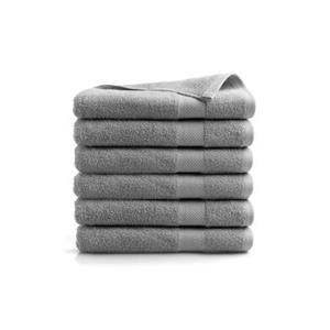 DoubleDry Handdoek Hotel Collectie - 6 stuks - 70x140 - licht grijs