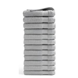 DoubleDry Handdoek Hotel Collectie - 12 stuks - 50x100 - licht grijs
