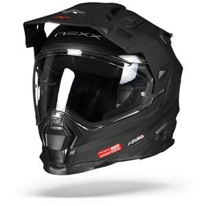Nexx X.WED2 Plain Mat Zwart Adventure Helm