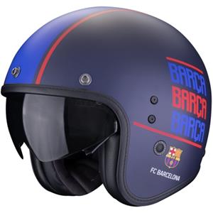 SCORPION Belfast Evo FC Barcelona Mat, Jethelm, Blauw