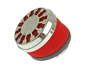 Malossi Luchtfilter  Red Filter E13 32 / 38mm 25° rood-Chrom