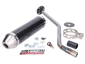 Giannelli Einddemper  Carbon voor KSR Moto TR 50 SM, X 14-16