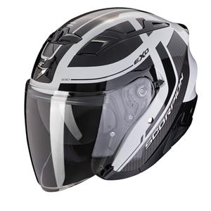 Scorpion EXO-230 Pul Grey Black Jet Helmet Größe