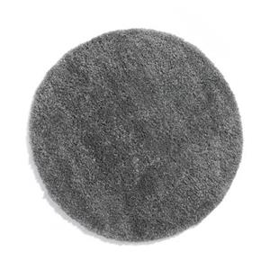 Tapeso Rond hoogpolig vloerkleed - Cozy Shaggy - grijs - 160 cm rond