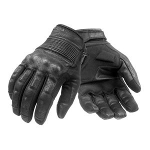 Pando Moto Onyx Schwarz 01 Leather Motorrcycle Handschuhe Größe
