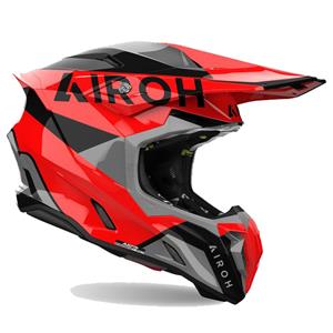 Airoh Twist 3 King Rood Grijs Offroad Helm