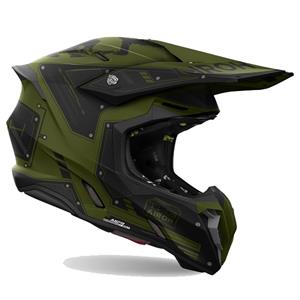 Airoh Twist 3 Military Zwart Groen Offroad Helm