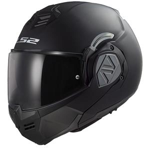 LS2 FF906 Advant Solid Matt Black Modular Helmet With LS2-4X UCS Größe