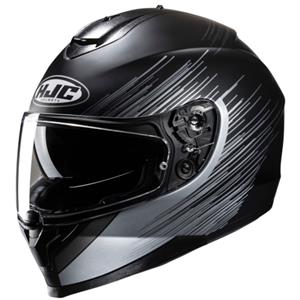 HJC C70N Sway Black White Full Face Helmet Größe