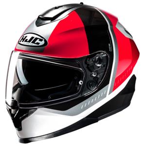 HJC C70N Alia Black Red Full Face Helmet Größe