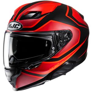 HJC F71 Idle Black Red Full Face Helmet Größe