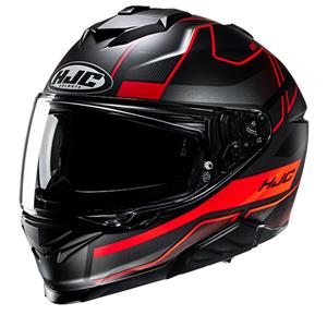 HJC i71 Iorix Black Red Full Face Helmet Größe