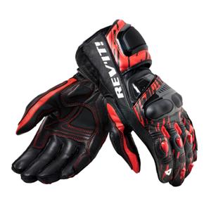 REV'IT! Quantum 2 Gloves, Race motorhandschoenen, Fluorood Zwart