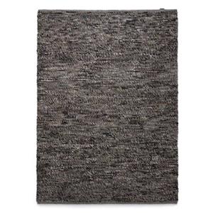 Nordic Weavers Wollen vloerkleed Lett - grijs|bruin - 90x160 cm