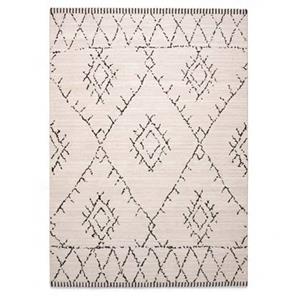 Boho&me Berber vloerkleed Beni Ouarain Sufian - crÃ¨me|zwart - 80x150