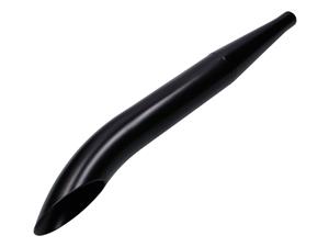 Swiing Uitlaat  Sidepipe 28/60mm zwart Brommer universeel