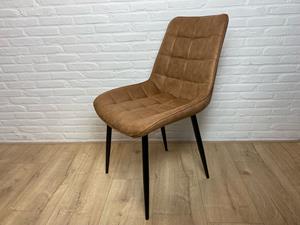 Industrielemeubelshop Stoel Nora cognac microvezel