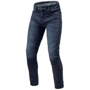 REV'IT! Jeans Carlin SK Dark Blue Used L36 Motorcycle Jeans Größe