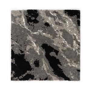 Boho&me Vierkant hoogpolig vloerkleed Marble Artisan - grijs - 200x200