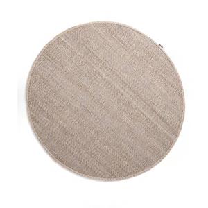 Nordic Weavers Rond wollen vloerkleed Lett - beige|crÃ¨me - 120 cm rond