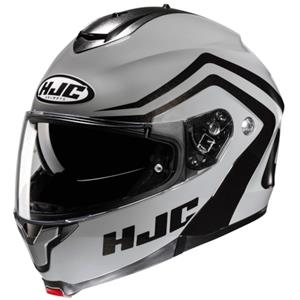 HJC C91N Nepos Black Grey Modular Helmet Größe