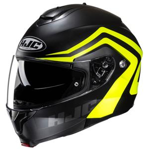 HJC C91N Nepos Black Yellow Modular Helmet Größe