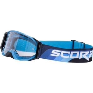 SCORPION Crossbril, Crossbrillen, Blauw Zwart