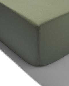 HEMA Hoeslaken Zacht Katoen 90x220 Groen (groen)