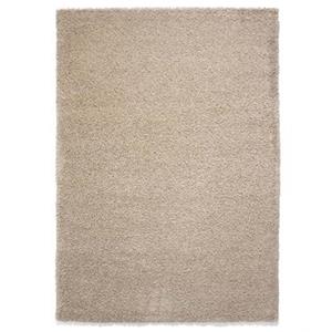 Tapeso Hoogpolig vloerkleed shaggy Trend effen - champagne - 140x200