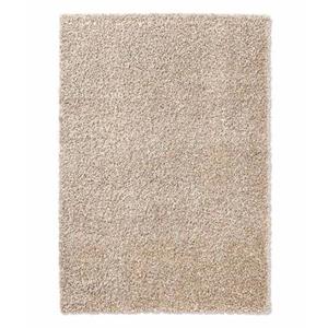 Tapeso Hoogpolig vloerkleed effen Classic - beige - 160x230 cm