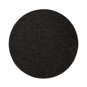 Tapeso Rond vloerkleed Lush - antraciet - 300 cm rond