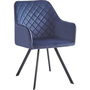 Kayoom Polsterstuhl "Stuhl Amber 125", 1 St., aus Samt