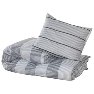 Bonnevie - Bettwäsche-Set Grau 260x240 cm Baumwolle vidaXL913920