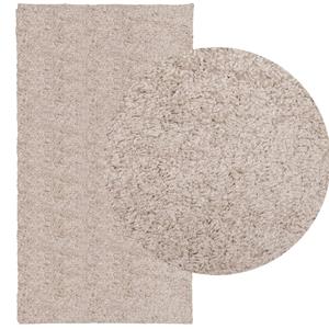 Teppich Shaggy-Teppich PAMPLONA Hochflor Modern Beige 60x110 cm, vidaXL, Rechteckig