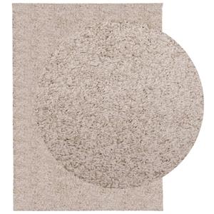 vidaXL Vloerkleed PAMPLONA shaggy hoogpolig modern 140x200 cm beige