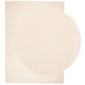 vidaXL Vloerkleed HUARTE laagpolig zacht wasbaar 200x280 cm beige