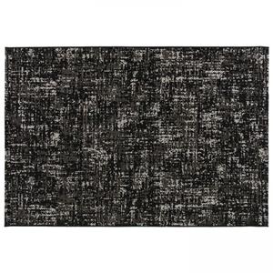 Oviala - Outdoor-Teppich aus Polypropylen, 120 x 170 cm, schwarz - schwarz