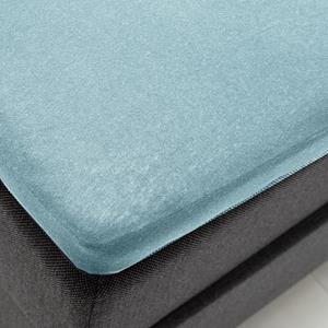 Fresh & Co Topper Hoeslaken Jersey - Lichtblauw - 90x200 cm - Blauw -  - 