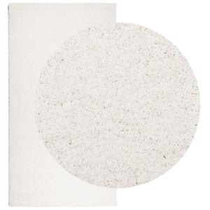 Teppich Teppich Shaggy Hochflor Modern Creme 80x150 cm, vidaXL, Rechteckig