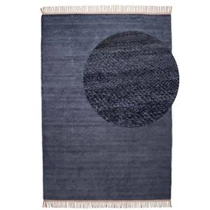 Tapeso Viscose vloerkleed - Gem blauw - 160x230 cm