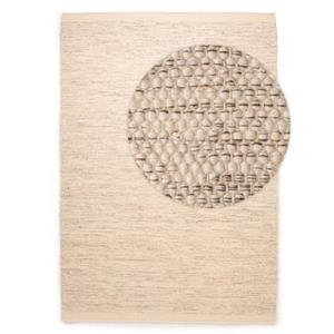 Nordic Weavers Wollen vloerkleed - Ulstein wit|grijs - 160x230 cm