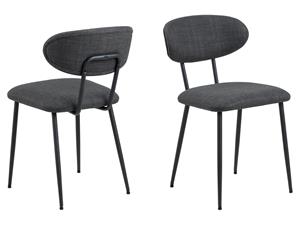 Mobistoxx Set van 2 stoelen DENNIS grijs