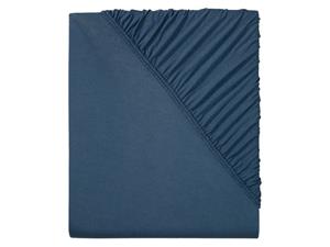 Livarno Home Jersey hoeslaken 90-100 x 200 cm (Donkerblauw)