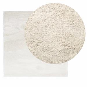 Teppich Teppich OVIEDO Kurzflor Beige 240x240 cm, vidaXL, Quadrat