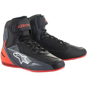 Alpinestars Faster-3 Shoes Black Gray Red Fluo Größe US