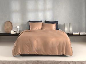 Zo! Home Percalle Dekbedovertrek 240x200/220 Cream Tan