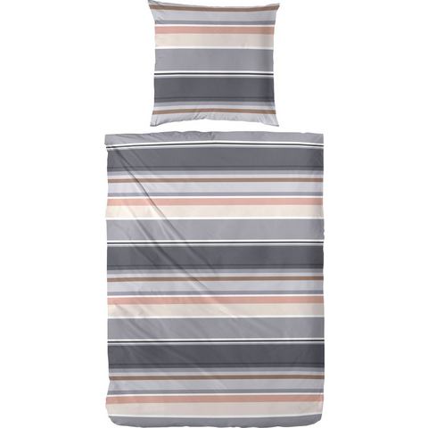 Primera Overtrekset Late Summer Stripe met moderne strepen in frisse kleuren (2-delig)